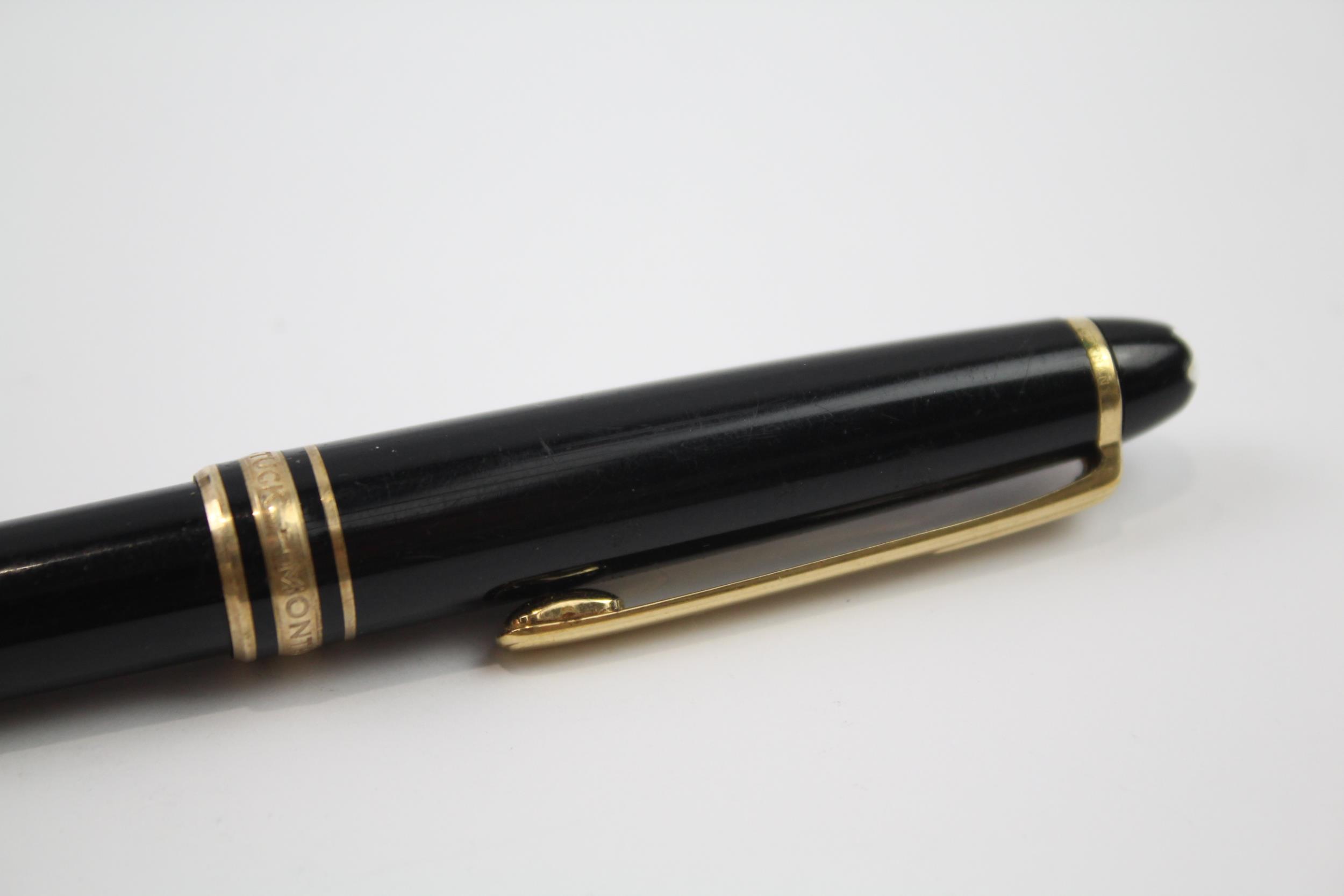 MONTBLANC Meisterstuck Black Ballpoint Pen / Biro WRITING - IH2040036 // WRITING In previously owned - Image 3 of 8