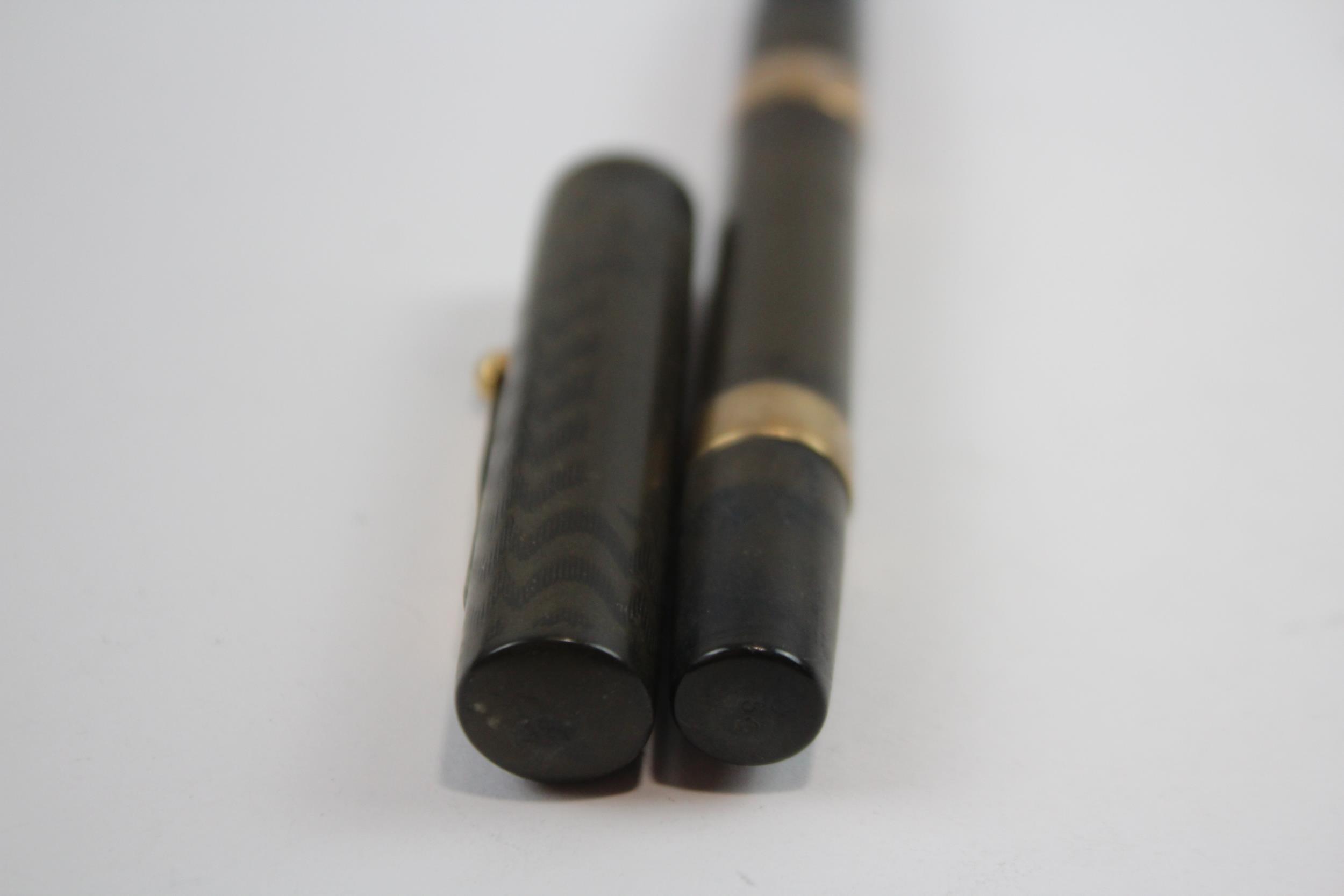 Vintage WATERMAN Ideal Brown Fountain Pen w/ 14ct Nib, 9ct Banding (15g) // w/ 14ct Nib, 9ct Banding - Image 5 of 10