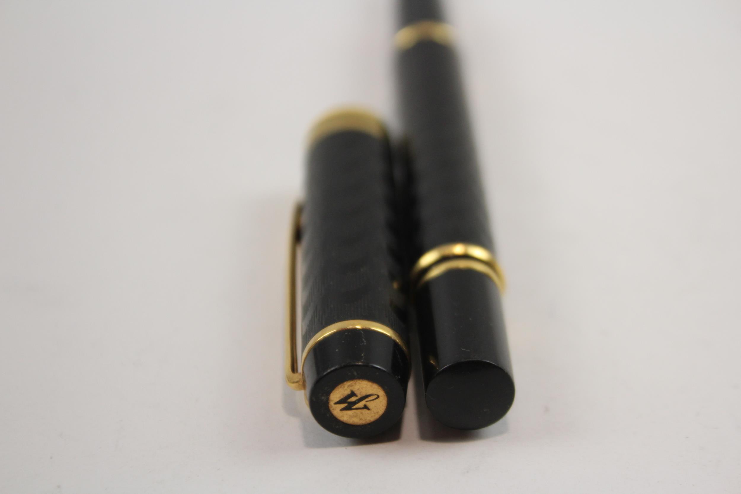 Waterman Ideal Black Fountain Pen w/ 18ct Gold Nib WRITING // Dip Tested & Writing In previously - Image 5 of 6