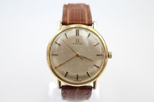 OMEGA Men's Vintage Gold Tone WRISTWATCH Hand-wind WORKING C.1970s // OMEGA Men's Vintage Gold