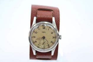 Vintage Gents EBEL A.T.P WWII Military Issued WRISTWATCH Hand-Wind WORKING // Vintage Gents EBEL A.
