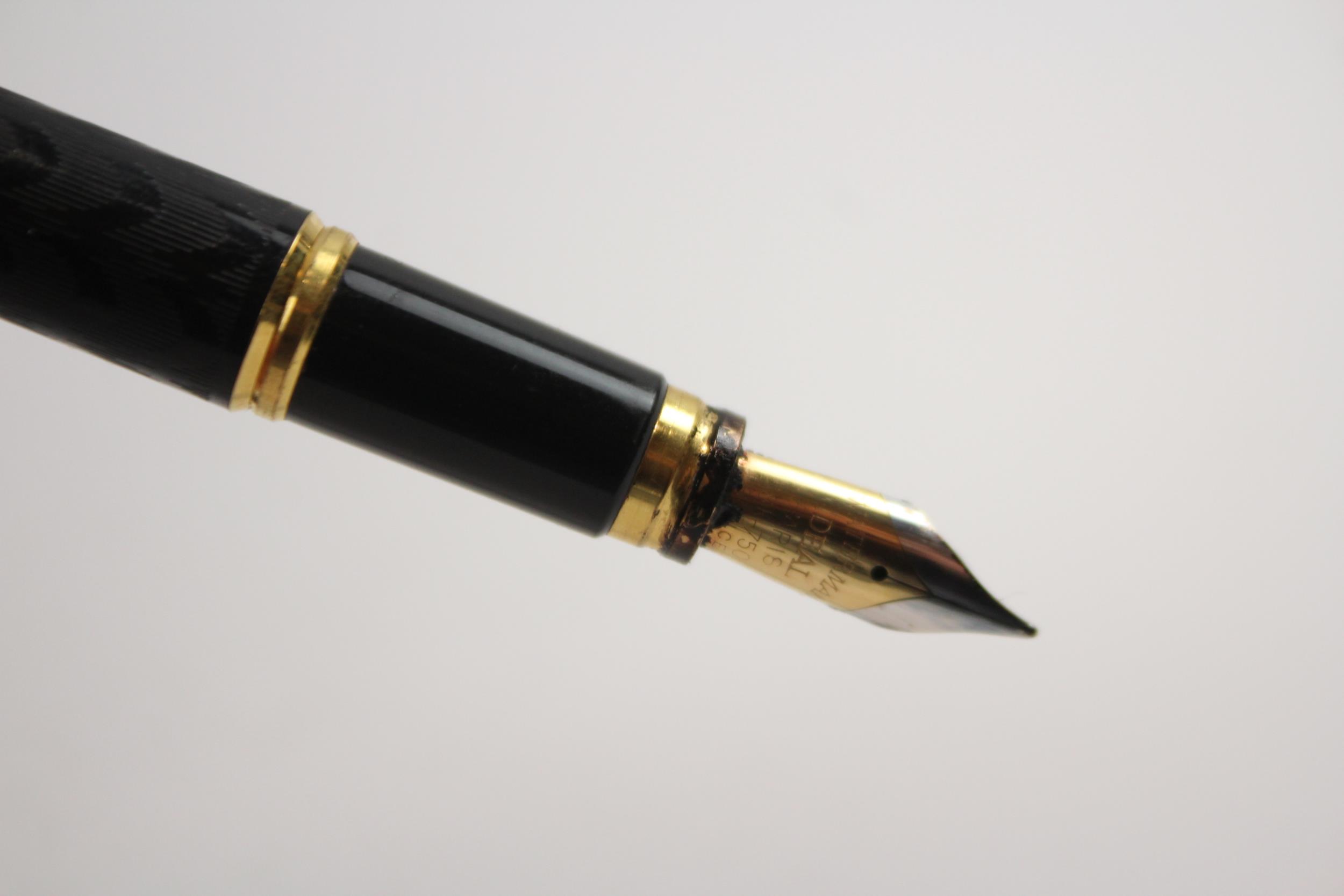 Waterman Ideal Black Fountain Pen w/ 18ct Gold Nib WRITING // Dip Tested & Writing In previously - Image 3 of 6