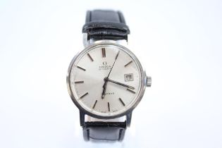 OMEGA GENEVE Men's Vintage WRISTWATCH Automatic WORKING C.1970s // OMEGA GENEVE Men's Vintage