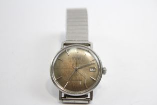 Men's OMEGA WRISTWATCH SEAMASTER Automatic WORKING // Men's Omega Seamaster Cross Hair Dial Movement