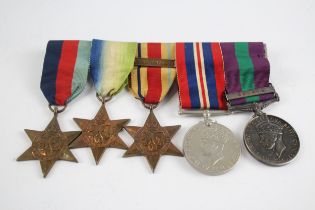 WW2 - GV.1 Mounted Medal Group To Flt Lt G.W Christie R.A.F Inc Atlantic Star // WW2 - GV.1
