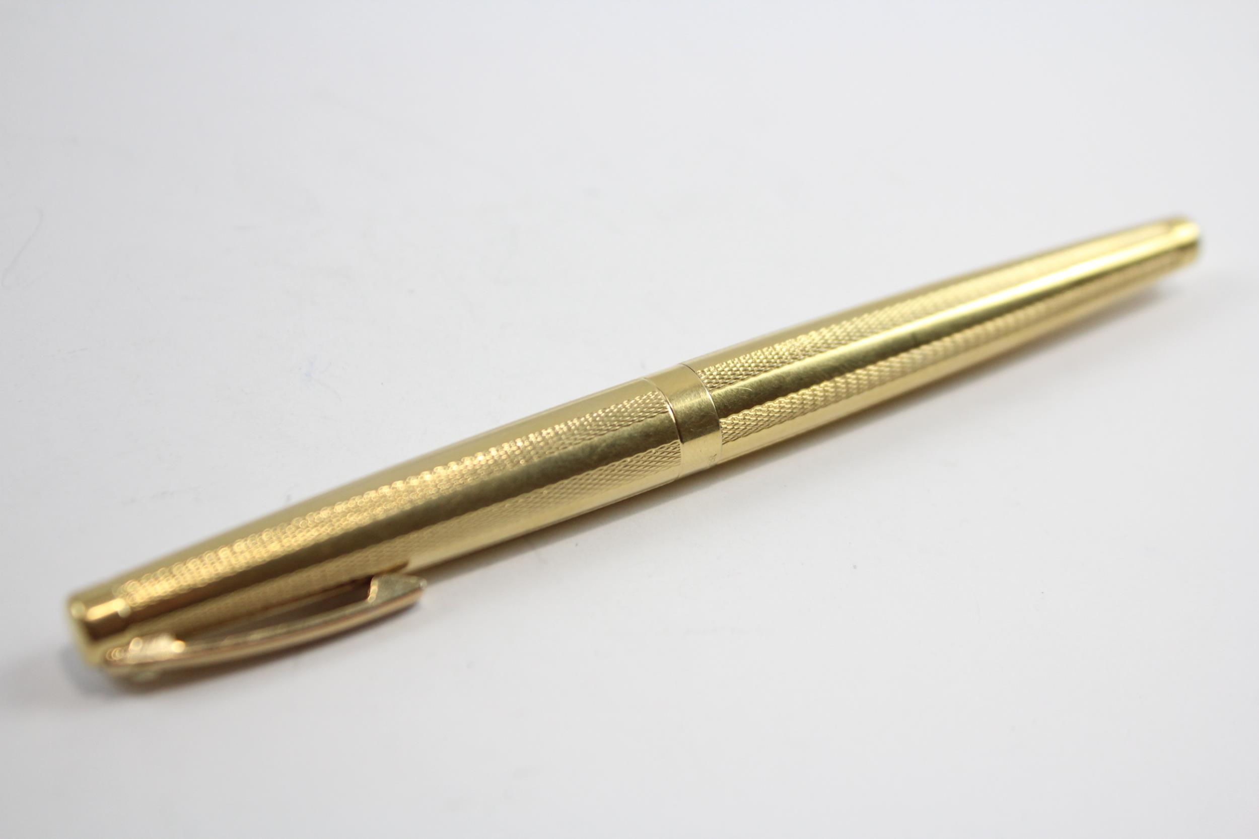 Vintage Sheaffer Lady Sheaffer Gold Plated Fountain Pen w/ 14ct Nib WRITING // Dip Tested & Writing - Image 6 of 6