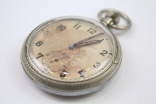 GS/TP Military Issued Men's WWII Era POCKET WATCH Hand-wind WORKING // GS/TP Military Issued Men's