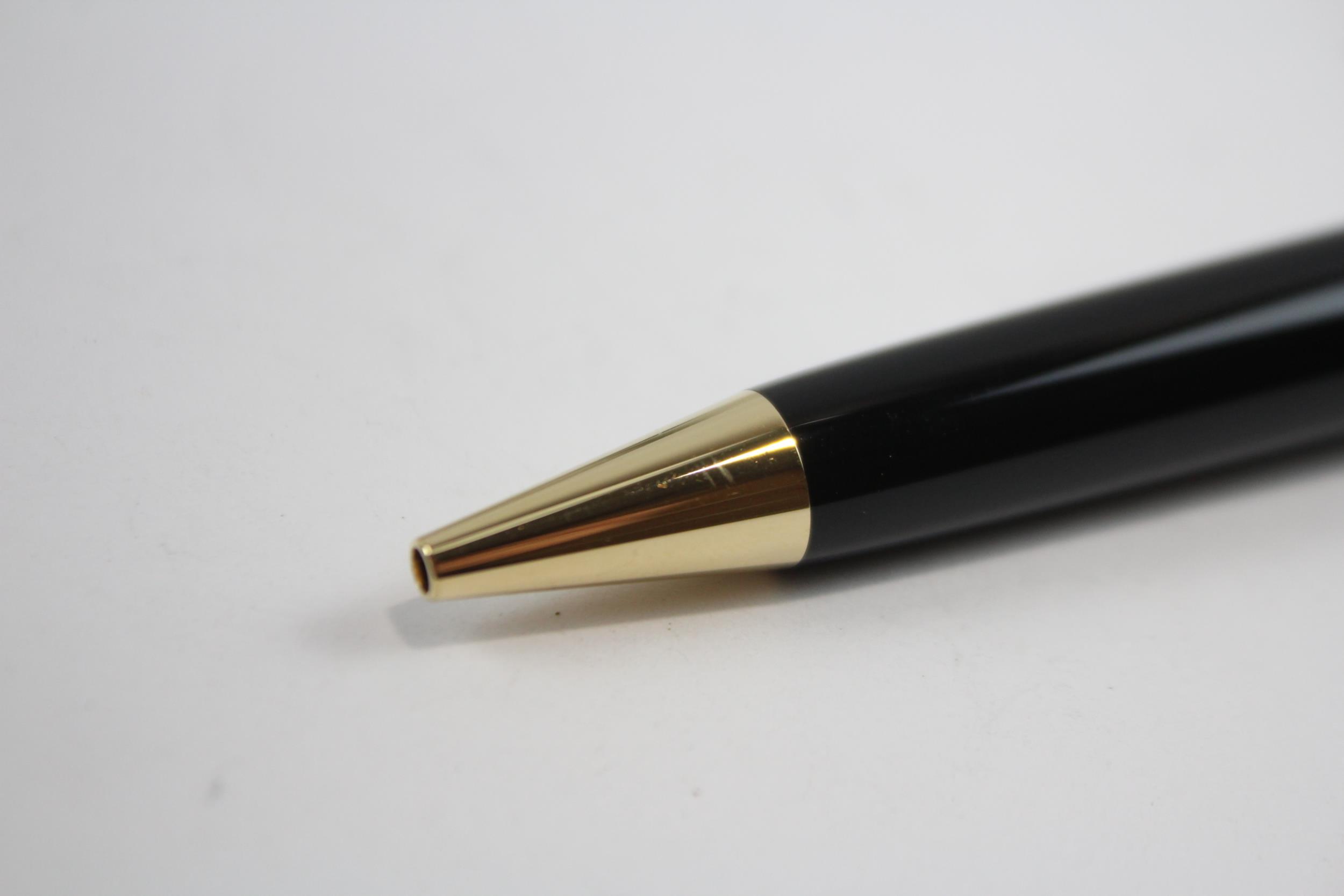 MONTBLANC Meisterstuck Black Ballpoint Pen / Biro WRITING Original Box // ER1083045 In previously - Image 3 of 6