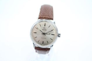 ROAMER SEAROCK Men's Vintage WRISTWATCH Hand-wind WORKING C.1970s // ROAMER SEAROCK Men's Vintage