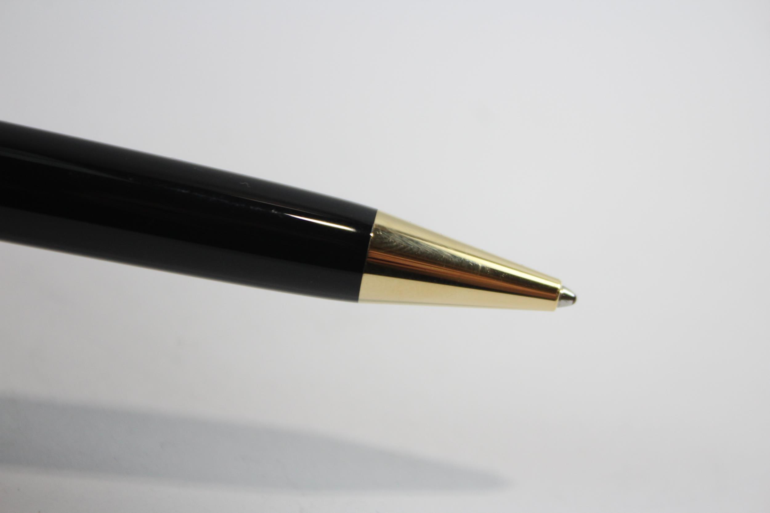 MONTBLANC Meisterstuck Black Ballpoint Pen / Biro WRITING Original Box // ER1083045 In previously - Image 6 of 6