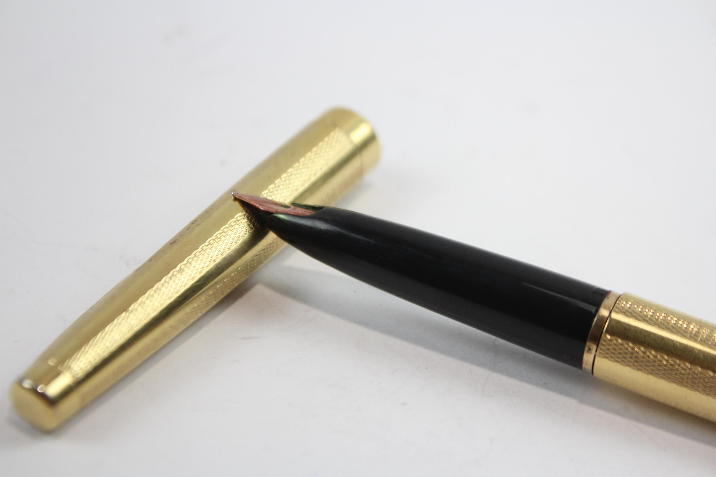 Vintage Sheaffer Lady Sheaffer Gold Plated Fountain Pen w/ 14ct Nib WRITING // Dip Tested & Writing - Image 2 of 8