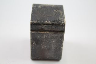 Antique Edwardian 1903 Chester Sterling Silver Miniature Playing Card Box (45g) // w/ Engraved