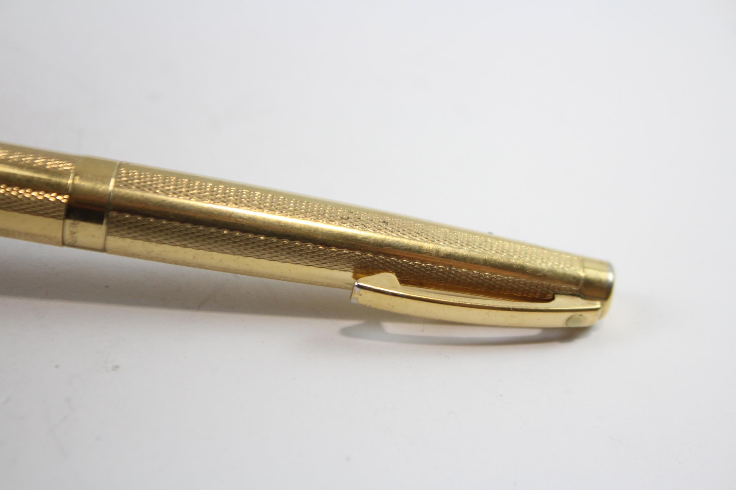 Vintage Sheaffer Lady Sheaffer Gold Plated Fountain Pen w/ 14ct Nib WRITING // Dip Tested & Writing - Image 7 of 8