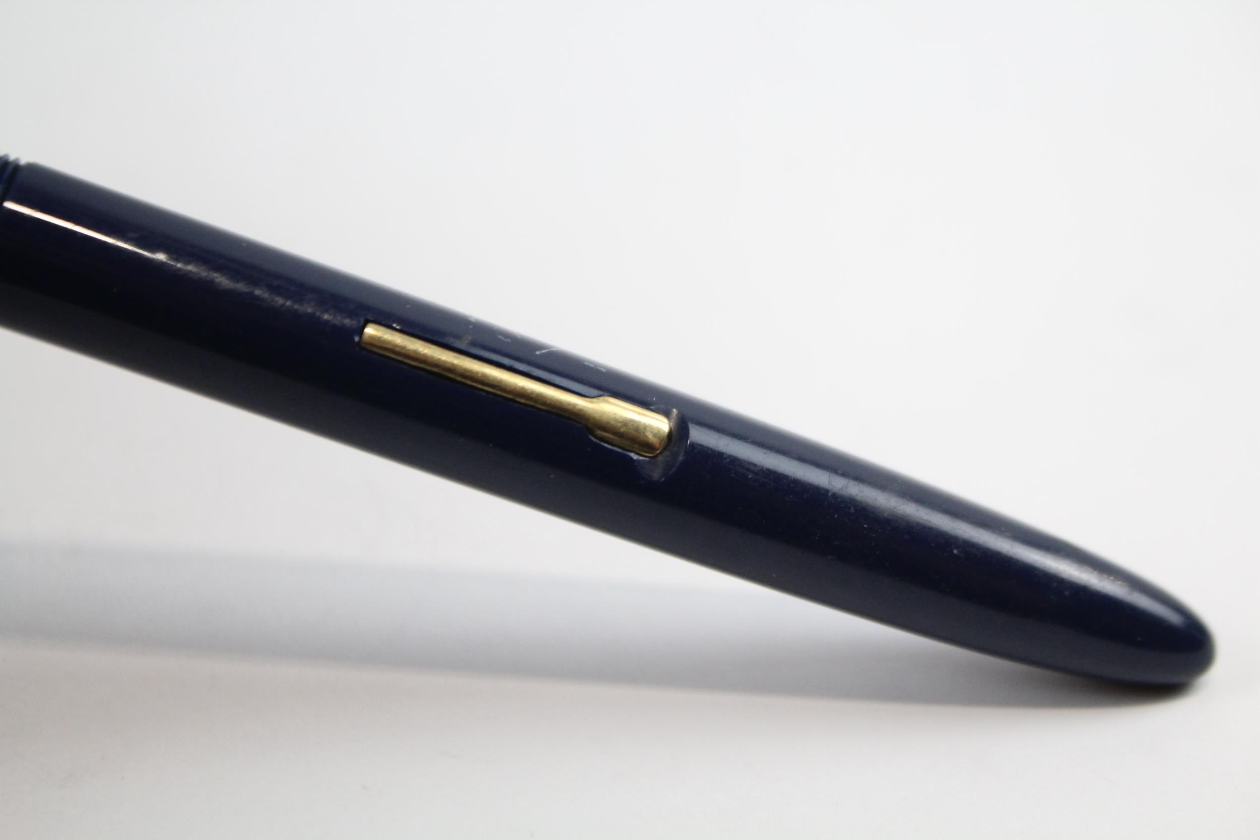 Vintage Waterman L.2 Shorthand Navyh Fountain Pen w/ 14ct Gold Nib WRITING // Dip Tested & WRITING - Image 6 of 9