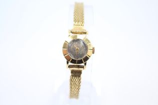 Vintage Ladies TUDOR By ROLEX 18ct Gold Cased WRISTWATCH Hand-Wind WORKING // Vintage Ladies TUDOR