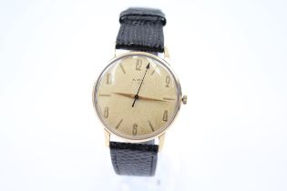 MIRA Men's 9ct GOLD Cased Vintage WRISTWATCH Hand-wind WORKING C.1960s // MIRA Men's 9ct GOLD