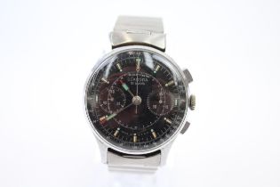 Vintage Gents SEKONDA STRELA 3017 Chronograph WRISTWATCH Hand-Wind WORKING // Vintage Gents