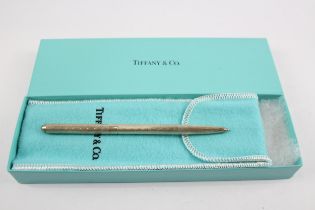 Tiffany & Co. Stamped .925 Sterling Silver Ballpoint Pen Biro WRITING Boxed 14g // In previously