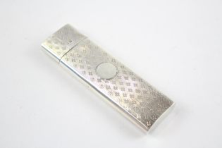 Antique Hallmarked 1913 Birmingham Sterling Silver Toothpick / Etui Case (18g) // Maker -