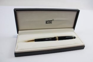 MONTBLANC Meisterstuck Black Ballpoint Pen / Biro WRITING Original Box // ER1083045 In previously