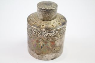 Antique Victorian 1900 Sheffield Sterling Silver Trinket Box / Jar (80g) // Maker - Atkin Bros -