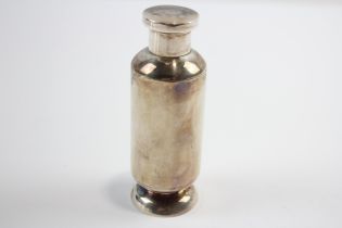 Antique Hallmarked 1915 London STERLING SILVER Flask 85g // Antique Hallmarked 1915 London