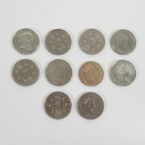 10x £5.00 coins //