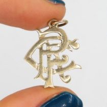 9ct gold vintage Rangers Football Club pendant (1.6g)