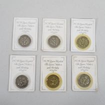6x sealed £5.00 coins //