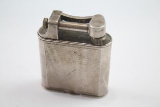 silver plate dunhill lift arm cigarette lighter //