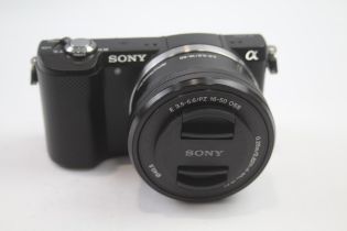 Sony Alpha 5000 DIGITAL CAMERA w/ Sony Power Zoom 16-50mm Lens WORKING - No Battery supplied
