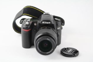 Nikon D80 DSLR DIGITAL CAMERA w/ Nikon AF-S DX Nikkor 18-135mm Lens WORKING //