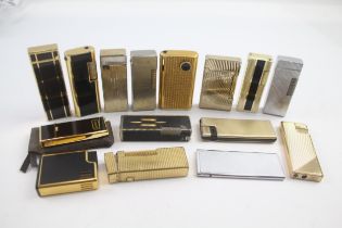 15 x Vintage LIGHTERS Inc Sarome, Dunhill, Win, Cosmic, Kingsway, Hadson Etc //