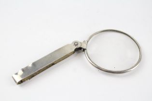 .925 sterling folding magnifying glass //
