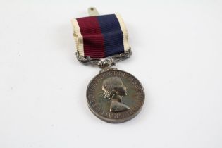 ER.II R.A.F Long Service Medal Named. T5014467 Act. Sgt. D. Marshall R.A.F //