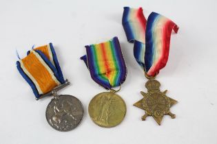 WW.I Officers 1914-15 Star Trio Named. F. 3514 E.E. Frankis. C.P.O.3 R.N.A.S 2nd //