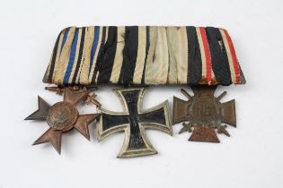 WW.I Mounted German - Bavarian Medal Group. Inc. Bavarian Merit Cross - Iron //