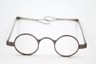 Antique / Vintage .925 Sterling Silver Spectacles / Glasses (32g) //