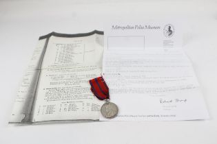 Metropolitan Police 1911 Coronation Medal Named. P.C. S. Sharpe //