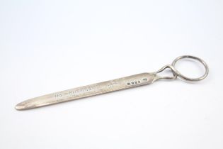 Vintage Hallmarked 1935 London STERLING SILVER Novelty Letter Opener (14g)//w/ Personal Engraving to