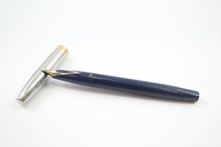 Vintage SHEAFFER Imperial Navy Fountain Pen w/ 14ct Gold Nib WRITING//Dip Tested & Writing In