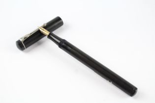 Vintage CONWAY STEWART Scribe 330 Brown FOUNTAIN PEN w/ 14ct Nib WRITING // Dip Tested & WRITING