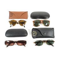 4x Pairs Ray Ban Sunglasses 2x etched BL //