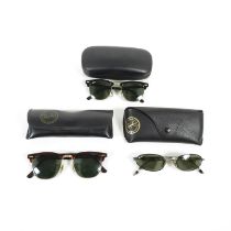 3x Pairs Ray Ban Sunglasses 2x etched BL 1x etched RB //