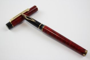 Vintage Sheaffer Targa Red Lacquer Fountain Pen w/ 14ct Gold Nib WRITING // Dip Tested & WRITING