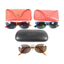 3x Pairs Ray Ban Sunglasses 2x Etched RB //