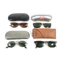 4x Pairs Ray Ban Sunglasses 3x etched BL //