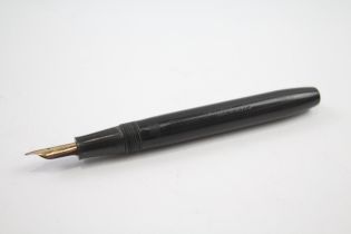 Vintage CONWAY STEWART 285 Black FOUNTAIN PEN w/ 14ct Nib WRITING // Dip Tested & WRITING In vintage