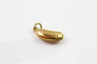 9ct gold lucky bean charm (0.47g)