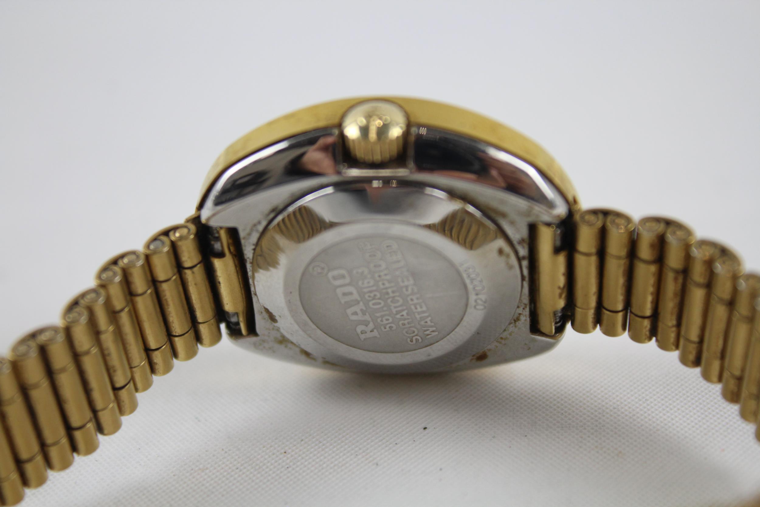 RADO DIASTAR Ladies C.1970s Gold Tone WRISTWATCH Automatic WORKING // RADO DIASTAR Ladies C.1970s - Image 5 of 5